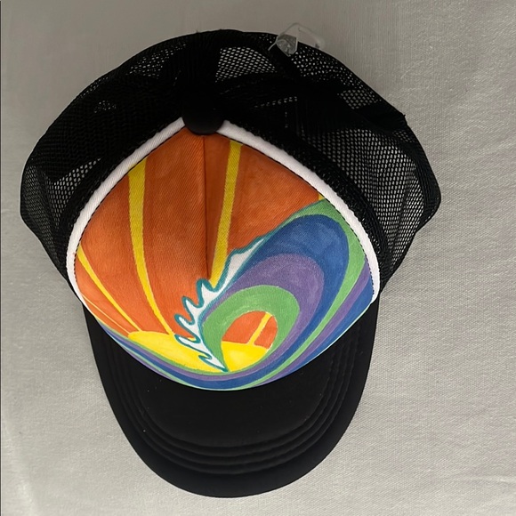 Colorful Wave Trucker Hat - Picture 5 of 6